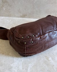 Image 6 of STUDDED BROWN LEATHER BAG