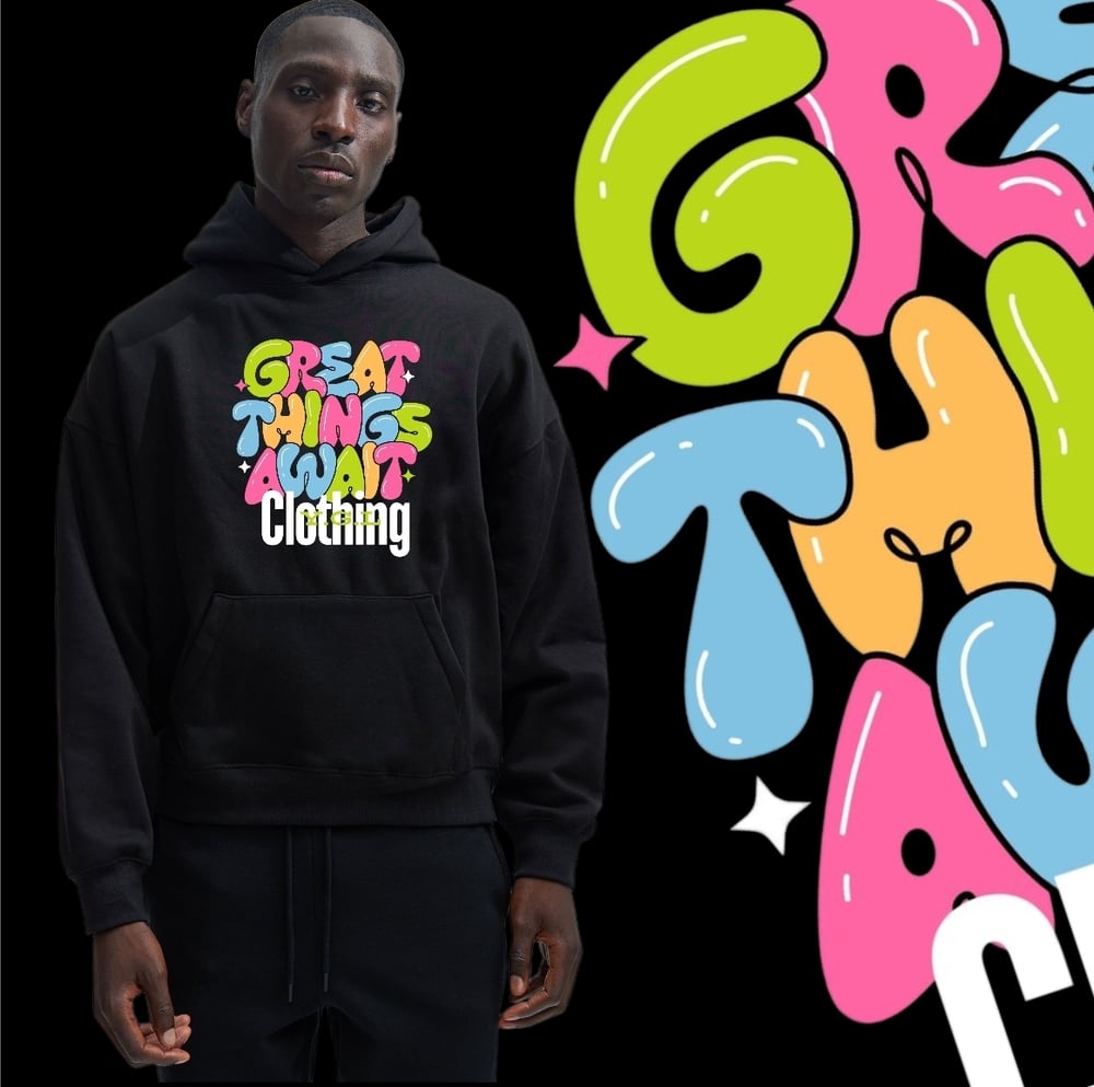 Image of Great Things Await Unisex Hoodie 