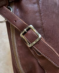 Image 9 of STUDDED BROWN LEATHER BAG