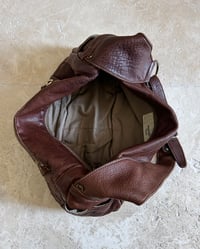 Image 8 of STUDDED BROWN LEATHER BAG