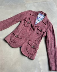 Image 2 of ITALIAN WOOL BLEND SAFARI JACKET