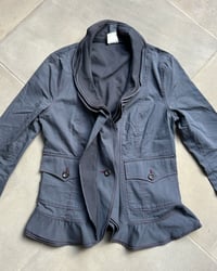 Image 3 of FRILLY CONTRAST STITCH JACKET