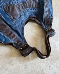 Image 6 of BLUE WESTERN LEATHER BAG