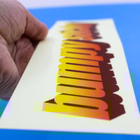 Image 3 of Bumpy Sticky Bumper Sticker