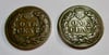 #108-CIVIL WAR SALE: PAIR OF VIRTUALLY IDENTICAL MCCLELLAN TOKENS THAT WERE NOT ACQUIRED TOGETHER!