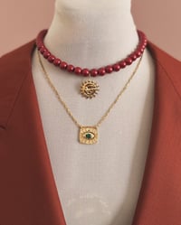 Image 1 of Madame Soleil halsketting {meerder kleuren - zie opties}