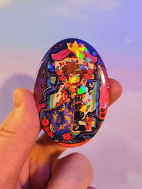 Image 2 of Beauty Sleep - Holo Pin-Back Buttons