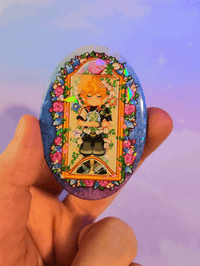 Image 3 of Beauty Sleep - Holo Pin-Back Buttons