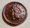 #106-CIVIL WAR SALE: GEM BU "OUR ARMY" PATRIOTIC CIVIL WAR TOKEN