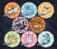 Image 1 of Eeveelutions Coasters