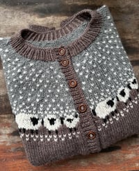 Image 2 of “Shepherd” alpaca wool cardigan - Preorder