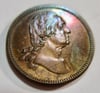 #105-CIVIL WAR SALE: TONED GEM BU+TOKEN  SANITARY COMMISSION/GREAT CENTRAL FAIR