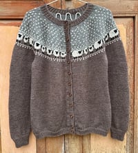 Image 3 of “Shepherd” alpaca wool cardigan - Preorder