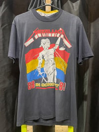 Image 1 of 1988 89 Metallica Double Sided Single Stitch Boot Leg Size M-ML