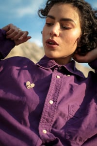 Image 1 of Pin's Smiley coeur