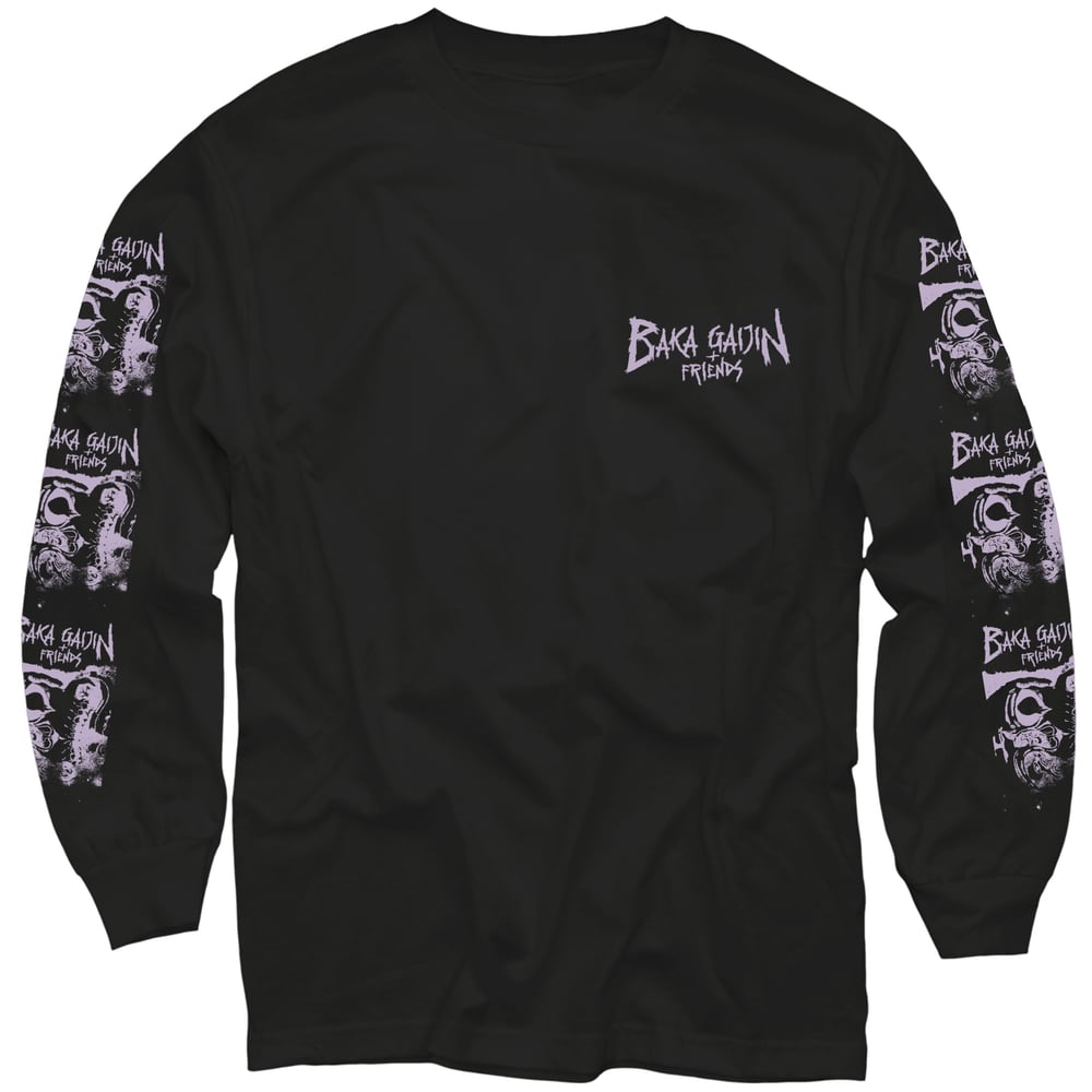 "BAKA GAIJIN + FRIENDS" LONG SLEEVE TEE