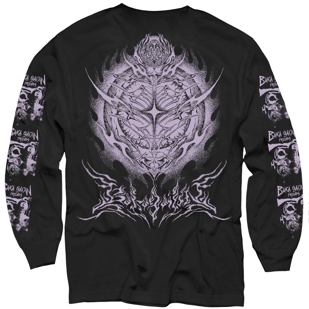 "BAKA GAIJIN + FRIENDS" LONG SLEEVE TEE