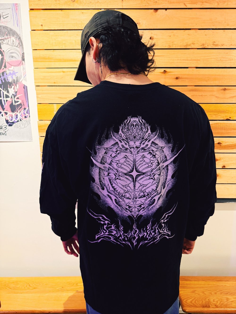 "BAKA GAIJIN + FRIENDS" LONG SLEEVE TEE