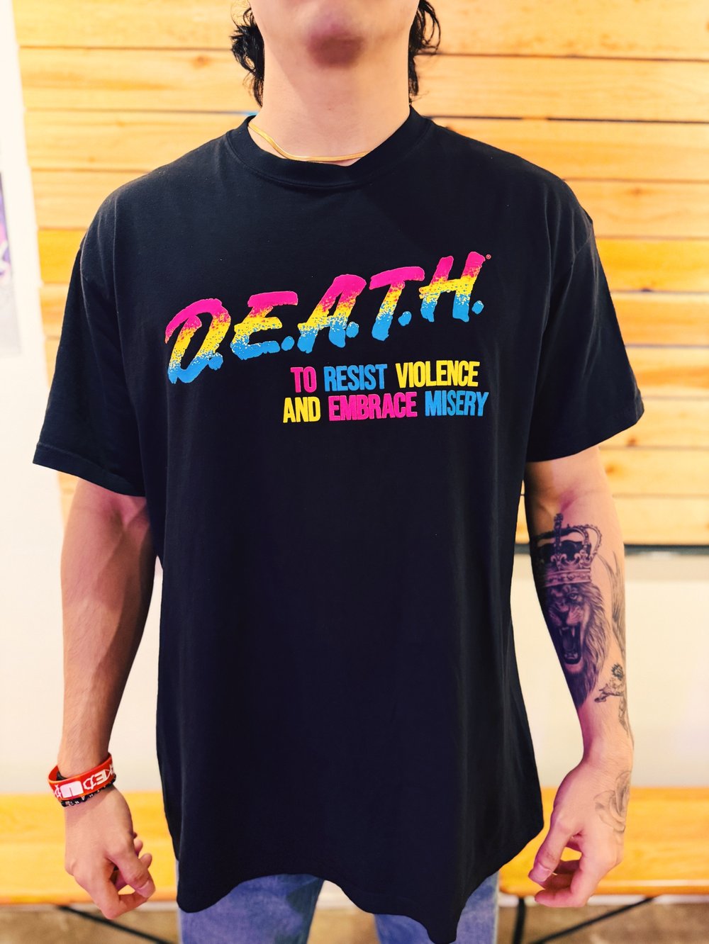 "D.E.A.T.H" TEE VIBRANT EDITION