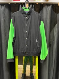 Image 11 of 1980s Life’s A Beach Jacket Black & Lime Size L-XL