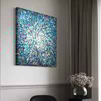 Image 4 of 'Azure 11' - 100x100cm