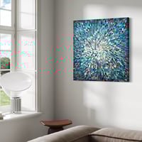 Image 3 of 'Azure 11' - 100x100cm