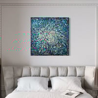Image 5 of 'Azure 11' - 100x100cm