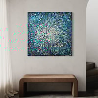 Image 13 of 'Azure 11' - 100x100cm