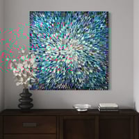 Image 18 of 'Azure 11' - 100x100cm