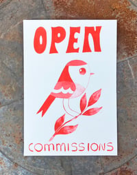Image 1 of Single Bird Painting Commission