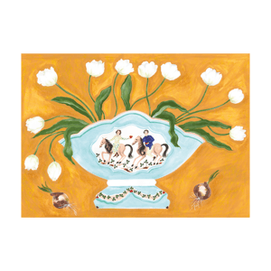 Image of Romantic Horses - Greeting Card