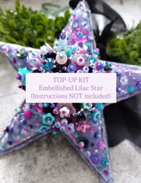 Image 1 of LILAC TOP-UP KIT For Embellished Star Ornament