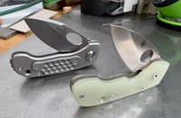 Image 2 of 2 Leafstorms: Spyderco Leafstorm + Leafstorm 824