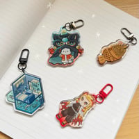 Epoxy keychain (multiple designs)
