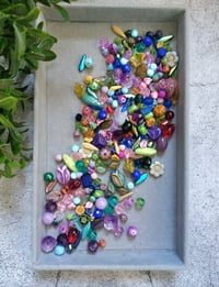 Image 4 of 120gram Luxury Czech Glass & Gemstone Bead Mix