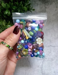 Image 5 of 120gram Luxury Czech Glass & Gemstone Bead Mix