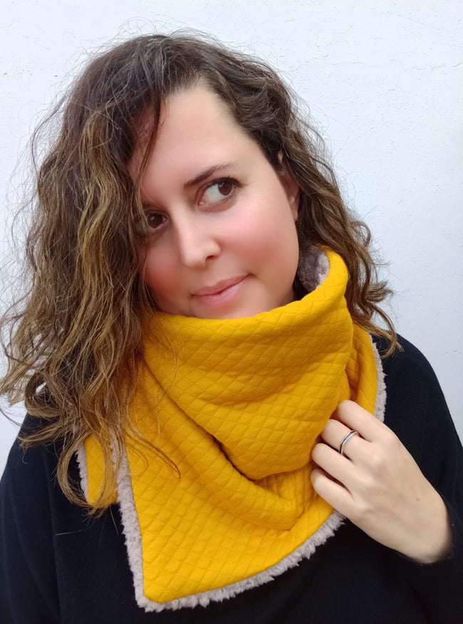 Cuello de botón Rombos 2