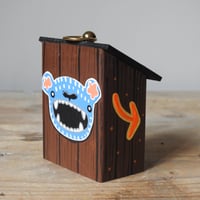 Image 4 of vending machine ornament (mint green/ trees)