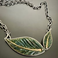 Image 2 of Rhododendron Leaves Necklace