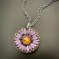 Image 1 of Coneflower with Carnelian center