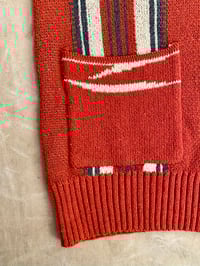 Image 5 of CHIMAYO STYLE SHAWL COLLAR CARDIGAN