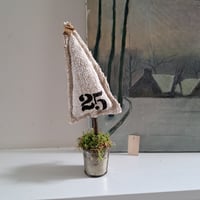 Image 1 of HANDMADE Wonky Trees in Vintage Pastry Pots