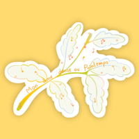 Sticker âme au printemps