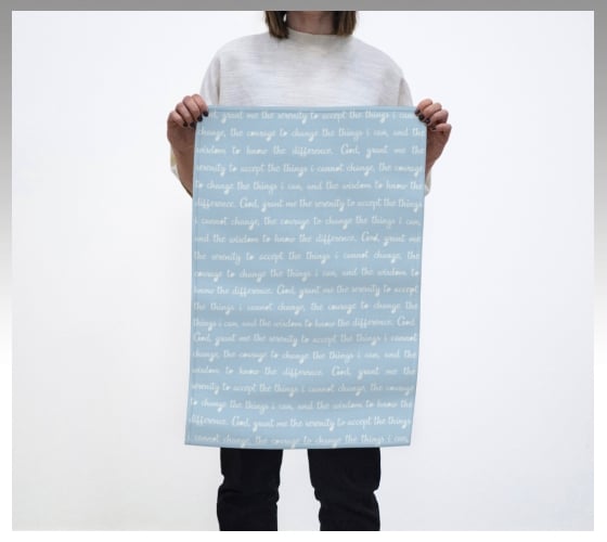 Serenity Prayer Tea Towels
