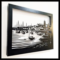 Image 2 of ⚓ “Penzance Harbour” – Steel Coastal Artwork