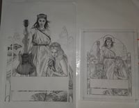 Image 1 of The WHO 9/23/25 Original Inks w/ Concept Sketch