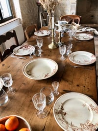 Image 1 of Service assiettes plates Jules Vieillard Bordeaux 