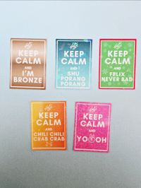 Image 3 of Keep Calm Stickers