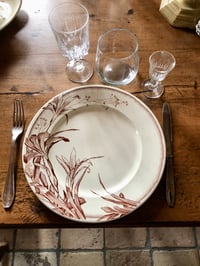 Image 5 of Service assiettes plates Jules Vieillard Bordeaux 
