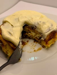 Image 1 of HOMEMADE CINNAMON ROLLS  4 PACK